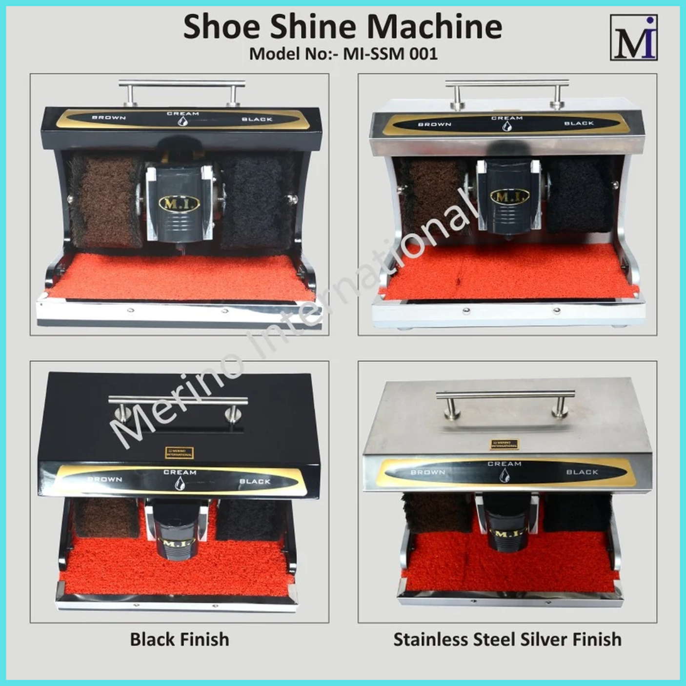 shoe shining machine